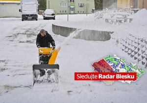 Zima v Česku.
