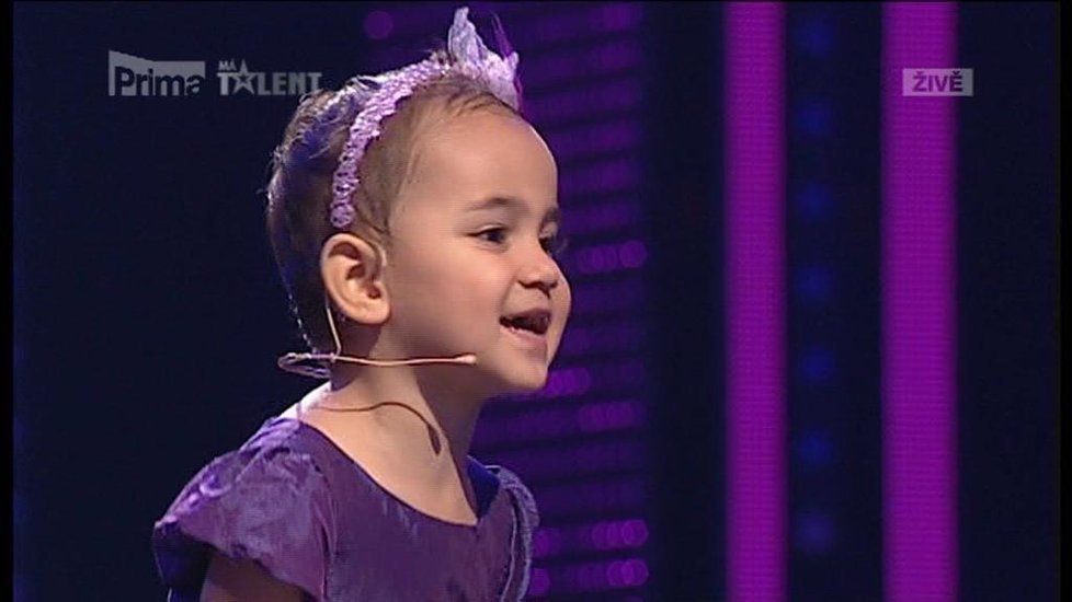 Lianka Olahová má teprve tři roky