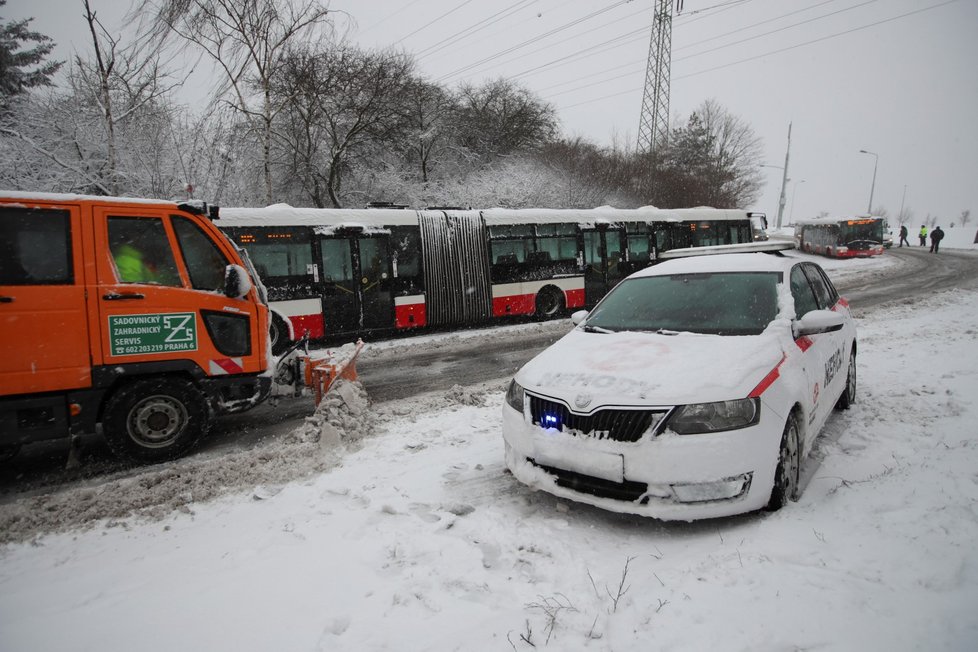 Na Česko se sype sníh (3.2.2019)