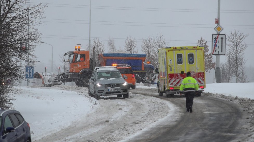 Na Česko se sype sníh (3.2.2019)