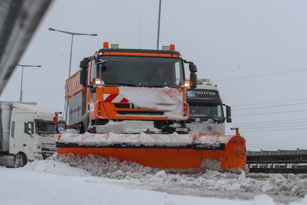 Na Česko se sype sníh (3.2.2019)