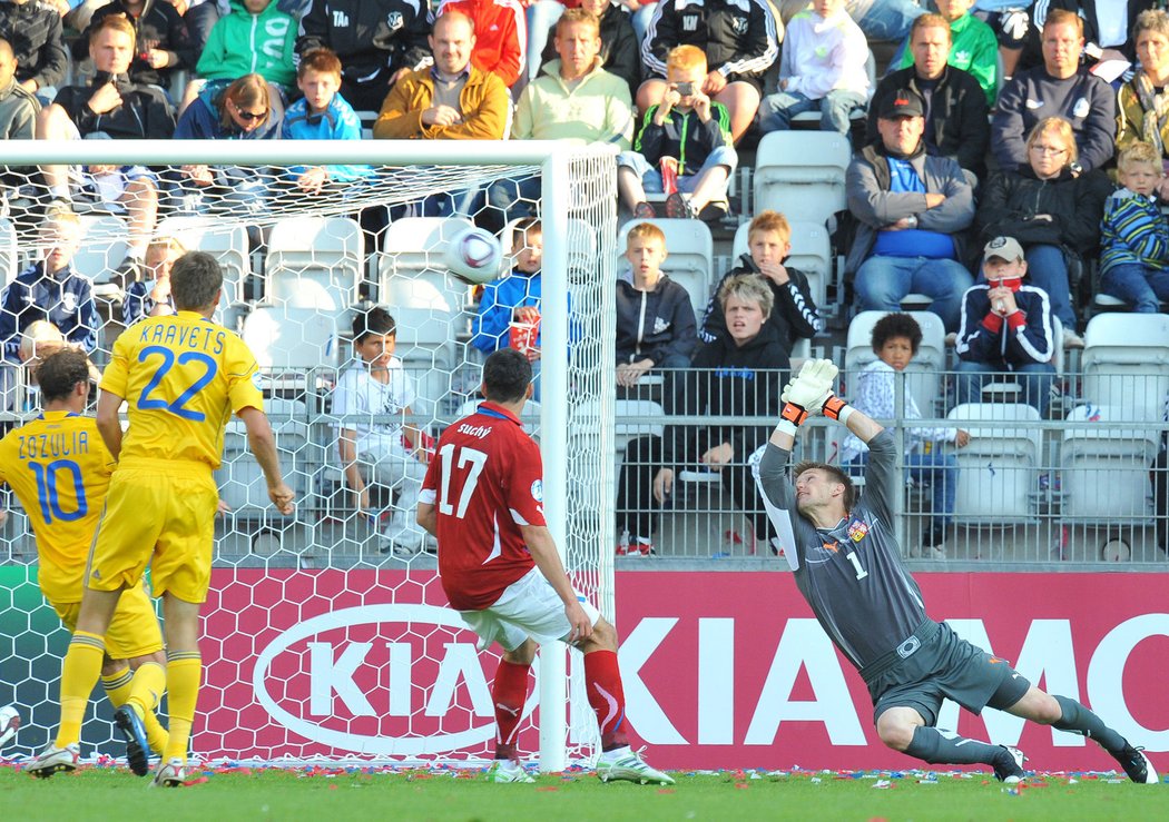 Brankář Tomáš Vaclík pouze jednou inkasoval, ale Češi vyhráli 2:1.