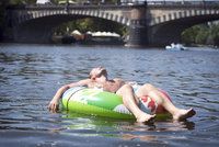 Středa byla nejteplejším dnem roku. V Řeži naměřili 38 °C, výheň byla i jinde