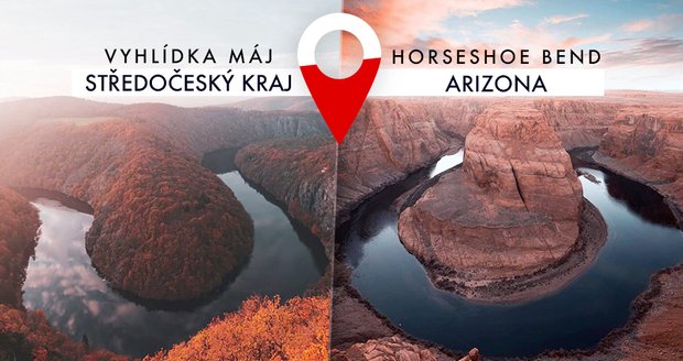 Vyhlídka Máj a Horseshoe Bend