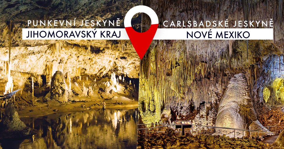 Punkevní jeskyně a Carlsbadské jeskyně
