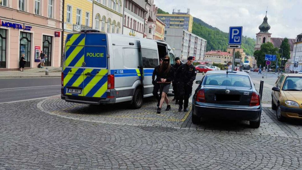 Policie zadržela a obvinila muže, který podle ní založil požár v Českém Švýcarsku.