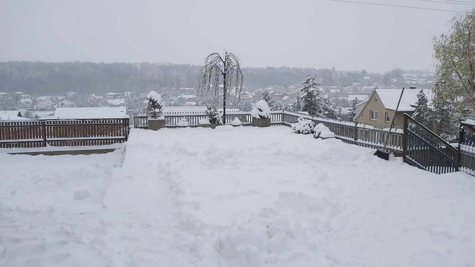 Sníh v Česku.