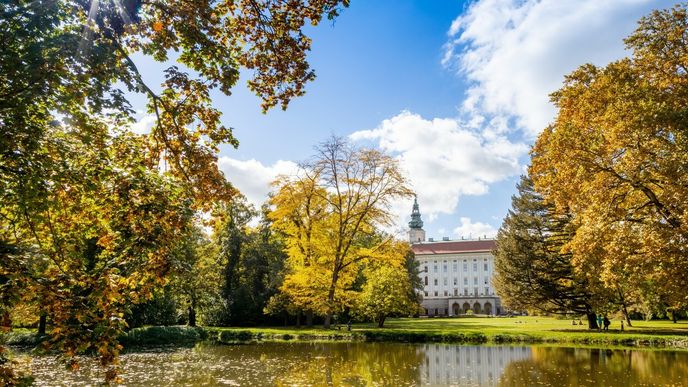 Arcibiskupsky zamek a Podzamecka zahrada v Kroměříži.