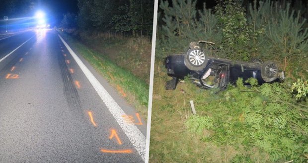 Zdrogovaný šofér způsobil nehodu a pak ujel: Mladého řidiče museli ještě tu noc operovat!