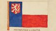 Jaroslav Benda, návrh prezidentské vlajky, 1919