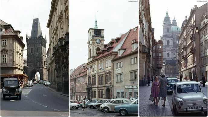 Barevné fotografie Československa pořízené v červenci 1970.