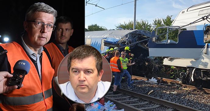 K nehodě vlaků u Českého Brodu se vyjadřují i vicepremiéři Havlíček a Hamáček.