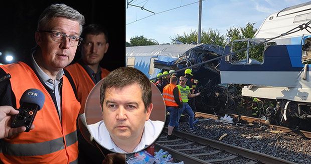 Další tragická srážka vlaků: Havlíček odmítá rezignaci, Babiš ho hájí, opozice pochybuje