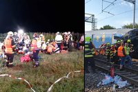 Při srážce vlaků u Českého Brodu zemřel strojvedoucí: Případ policie odložila