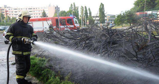 Český hydrometeorologický ústav varuje před vznikem požáru.