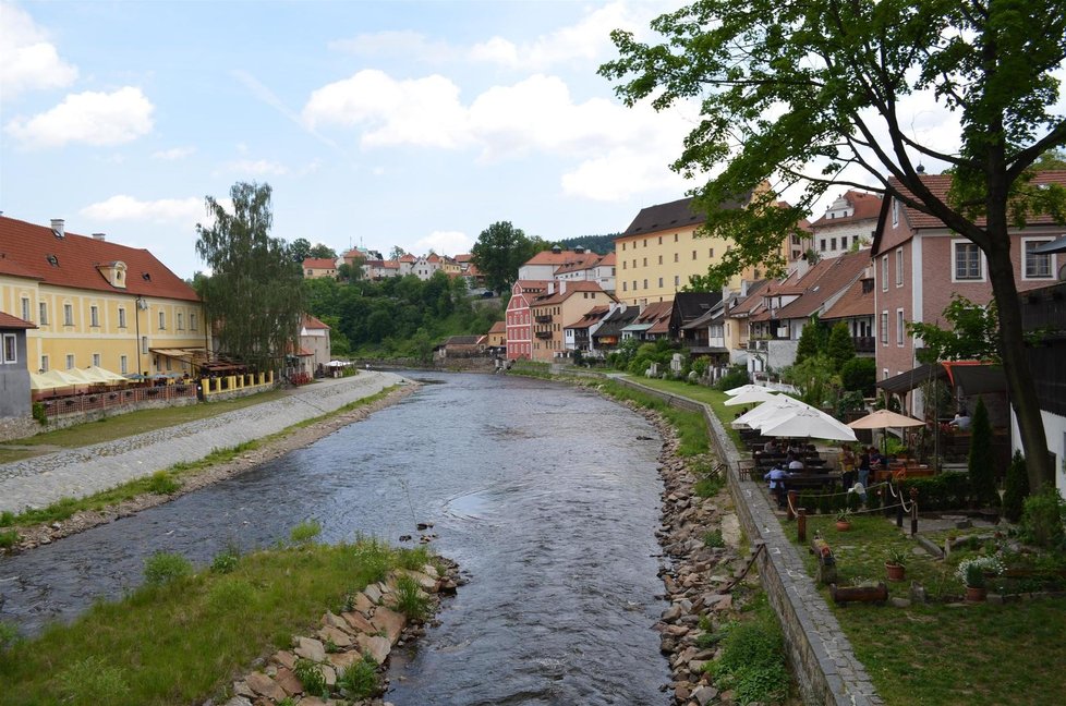Český Krumlov je i rájem vodáků