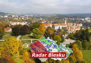 Český Krumlov na podzim