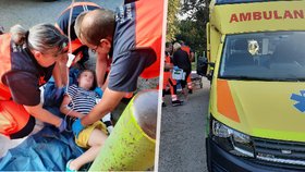 Honzík se vážně zranil v Českém Krumlově: Rodiče poslali záchranářům krásné poděkování