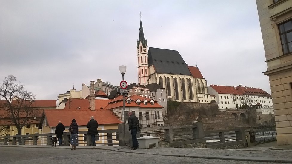 Český Krumlov je velice fotogenické místo.