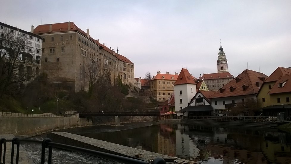 Český Krumlov je velice fotogenické místo