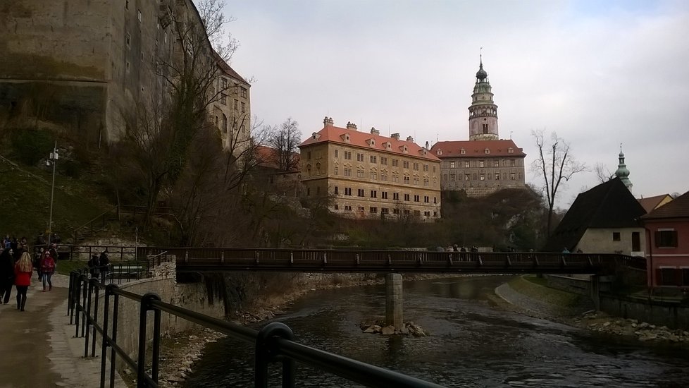 Český Krumlov je velice fotogenické místo