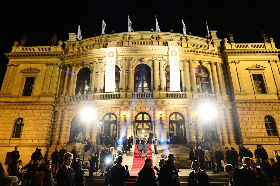 Rudolfinum při příležitosti vyhlášení výsleků Českých lvů