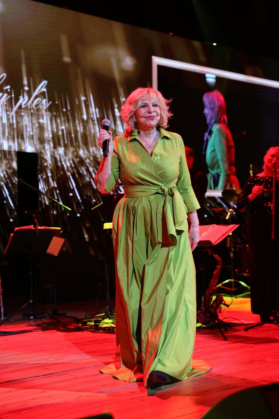 Hvězdou večera byla i zpěvačka Hana Zagorová