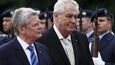 Český prezident Miloš Zeman si od svého německého protějšku Joachima Gaucka vysloužil kritiku za postup ve vládní krizi
