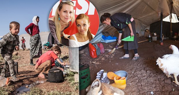 Češky v táboře uprchlíků: Haldy odpadků, málo pitné vody a drahé jídlo