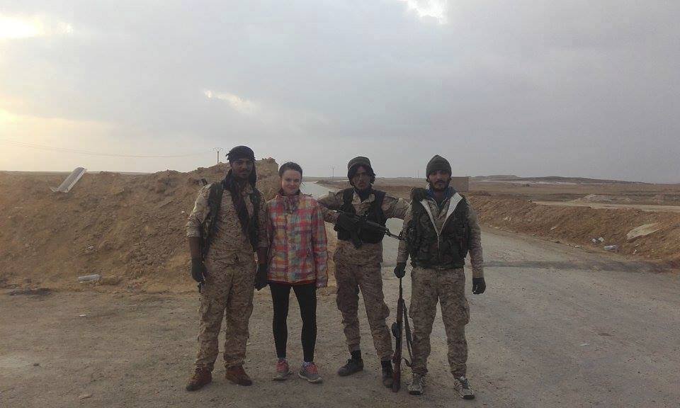 Markéta Všelichová během jedné z návštěv Kurdistánu