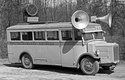 Propagační autobus rozhlasu z roku 1935