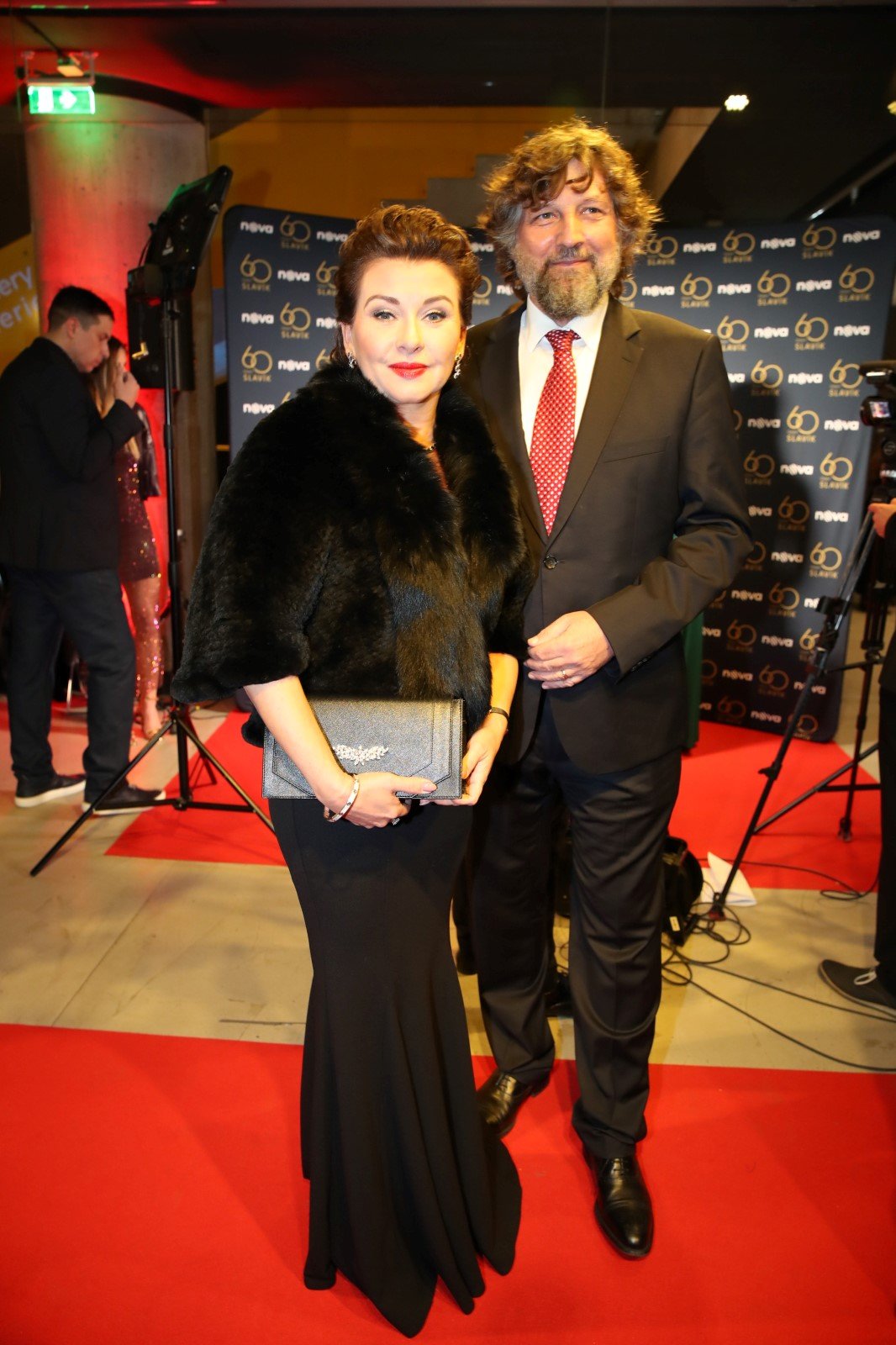 Český slavík 2022- Dana Morávková s manželem Petrem Maláskem. 