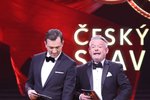 Český slavík 2022 - moderátoři Aleš Háma a Ondřej Sokol. 