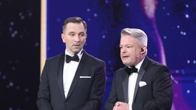 Český slavík 2023: Moderátoři Aleš Háma a Ondřej Sokol