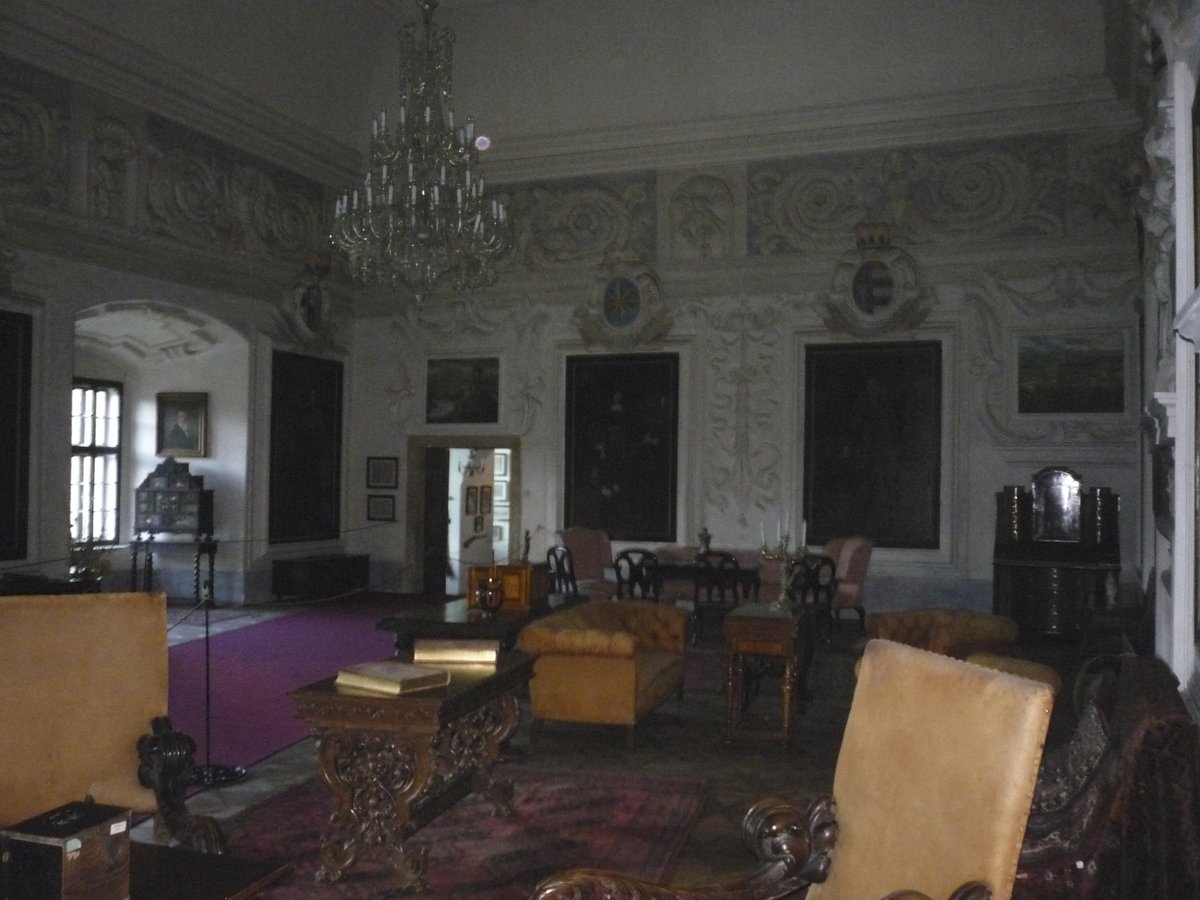 Rytířský sál je největší místností na hradě.