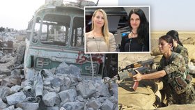 Češky Klicperová a Kutilová se vrátily ze Sýrie, kde fotily v Kobani i na frontě.