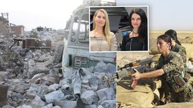 Češky Klicperová a Kutilová se vrátily ze Sýrie, kde fotily v Kobani i na frontě.