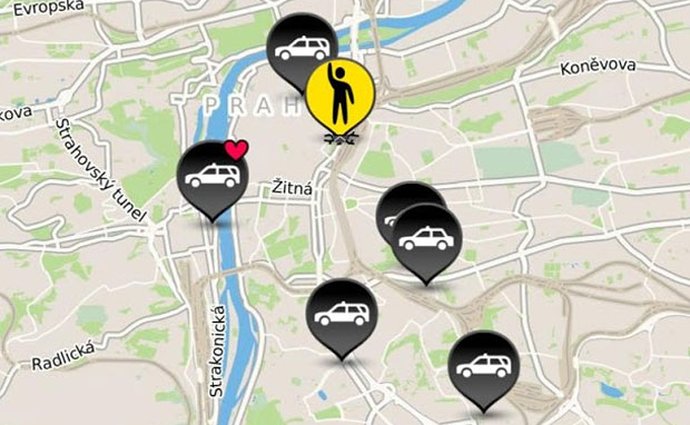 Hopin Taxi: Nová mobilní aplikace zprostředkovává odvoz po Praze