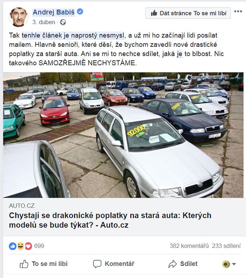 Podpora elektromobilů v ČR: Zelené iluze, modrá skutečnost