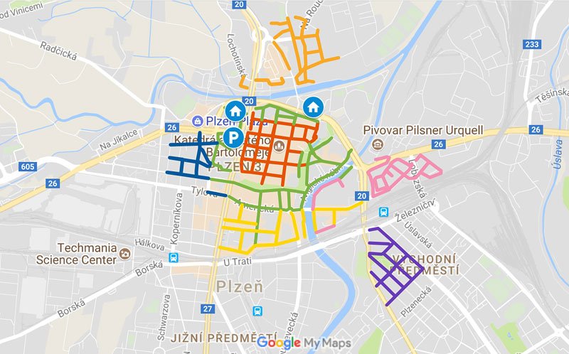 Většina českých měst zpoplatňuje parkování jen v nejužším centru. Majitelé hybridů by moc neušetřili.