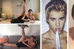 Australská herečka Celeste Barber se proslavila tím, že na Instagramu zveřejňuje fotografie parodující celebrity.