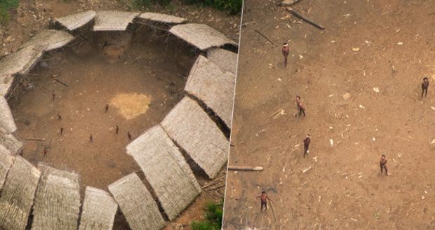 Tajemství Amazonského pralesa: Z letadla vyfotili domorodce, které ještě nezasáhla civilizace!