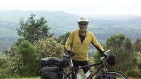 Cyklotramp na jedné ze svých zahraničních cest