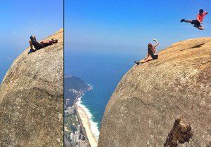 Brazilská hora Pedra da Gávea přitahuje turisty, kteří neváhají kvůli perfektním fotkám riskovat vlastní život.