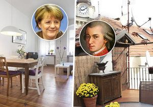 Chcete bydlet jako Mozart nebo Angela Merkelová? Máte jedinečnou příležitost!