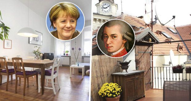 Chcete bydlet jako Mozart nebo Angela Merkelová? Máte jedinečnou příležitost!