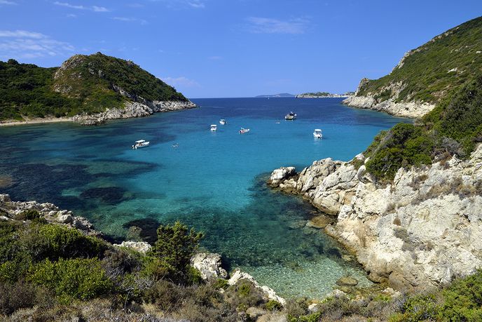 Řecký ostrov Korfu