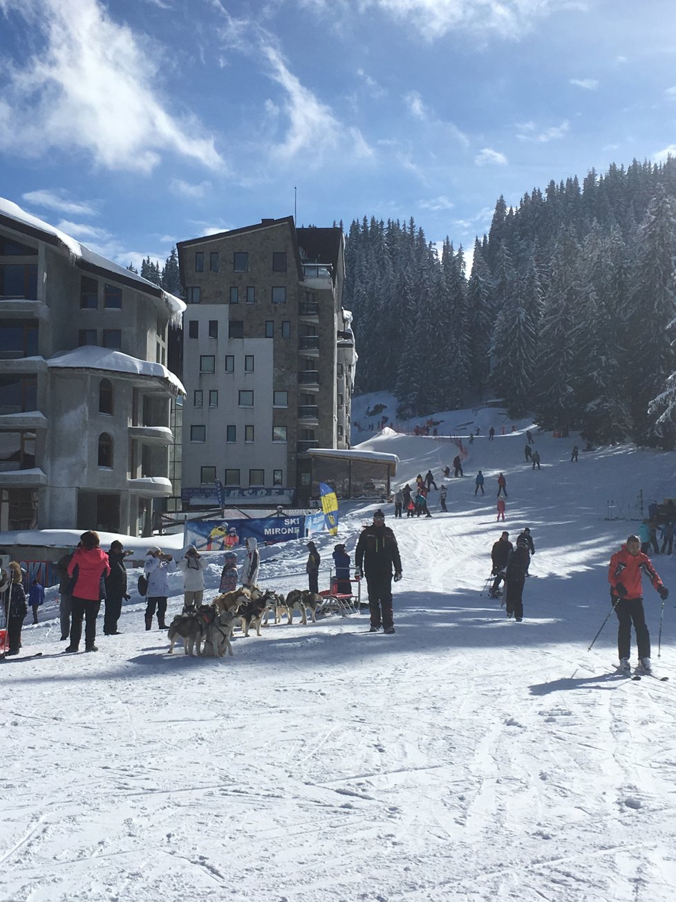 Lyžařské středisko Pamporovo v Bulharsku