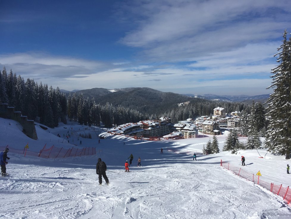 Lyžařské středisko Pamporovo v Bulharsku