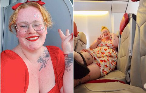 Lidé vedle plus size ženy nechtějí sedět v letadle. Můžeš si za to sama, vzkazují jí sledující